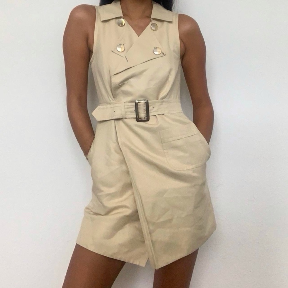Marc By Marc Jacobs Cream Sleeveless Dress